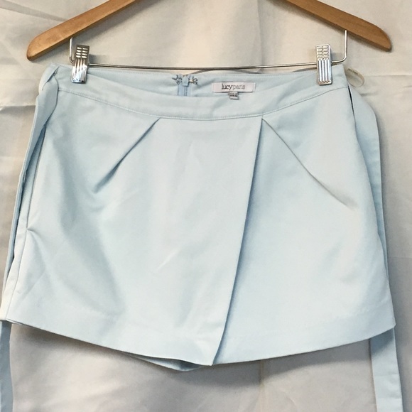 Lucy Paris Pants - White skirt with undershorts Skorts